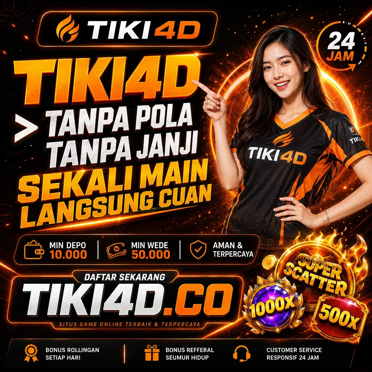 TIKI4D > Tanpa Pola Tanpa Janji Sekali Main Langsung Cuan