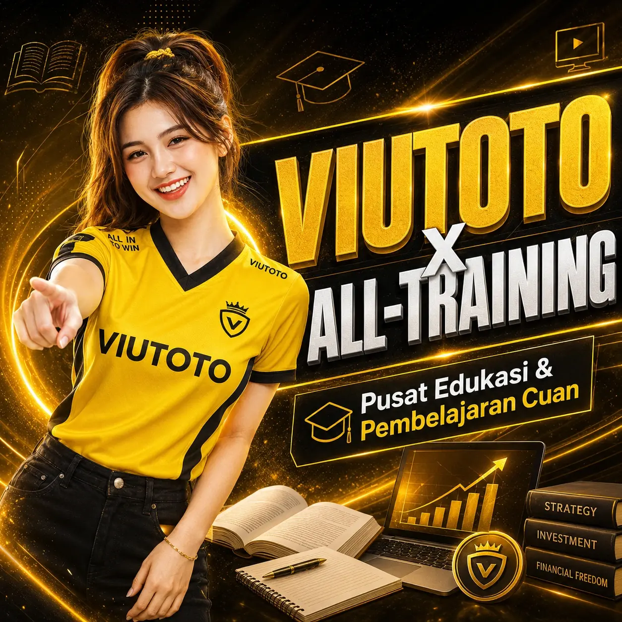 VIUTOTO X ALL-TRAINING | Pusat Edukasi & Pembelajaran Cuan image 1
